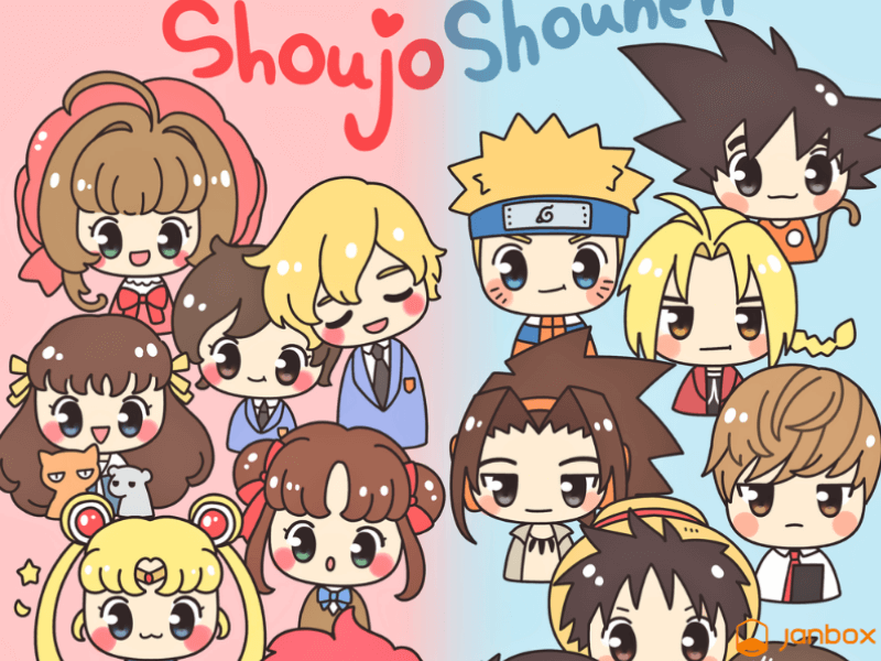 9 keys] What is the difference between Shoujo and Shounen?