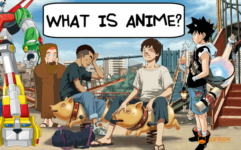 Impressive and colorful characters in anime