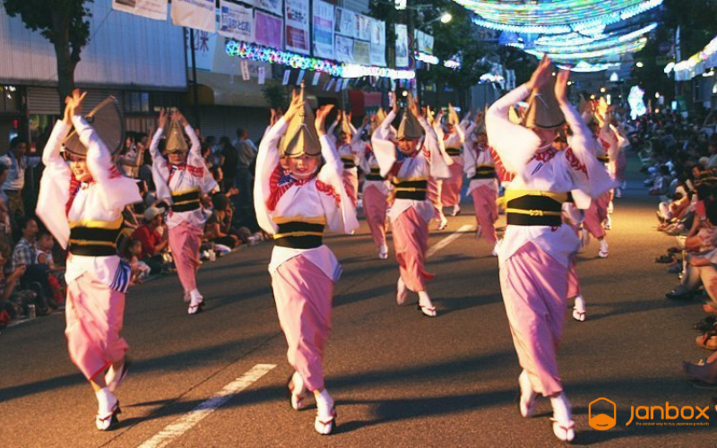 The Japanese Bon Festival is based on the Chinese Ghost Festival