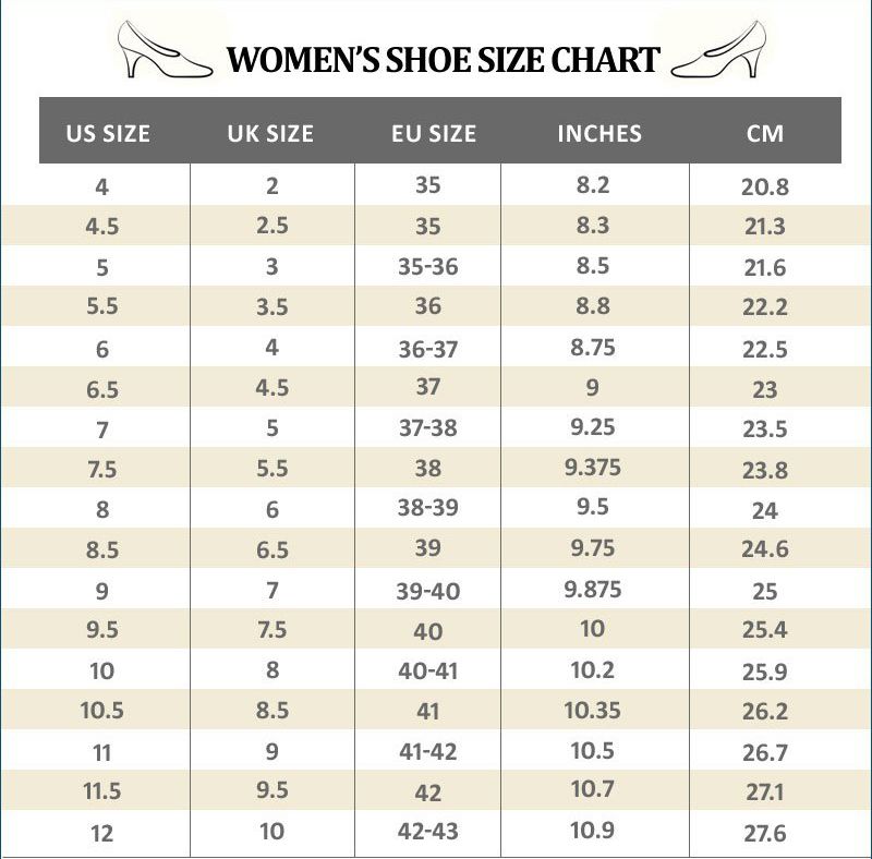 Bảng size giày và đo size giày chuẩn (2023) - Sneaker Daily