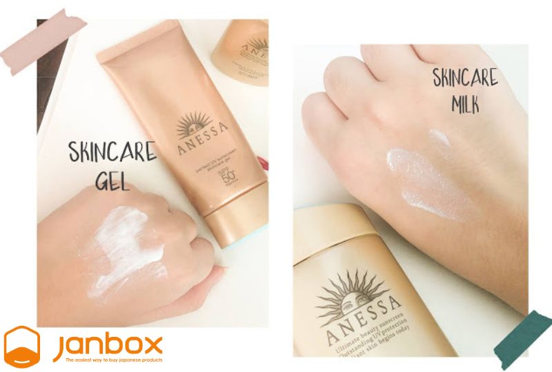 Texture-Review-of-Anessa-Sunscreen-Gel-vs-Milk